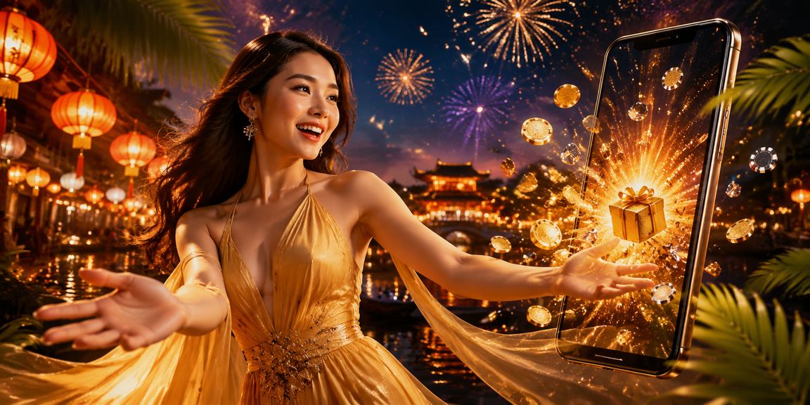 Người dùng tại Huế xem kèo bóng đá trên điện thoại cạnh chợ đêm
